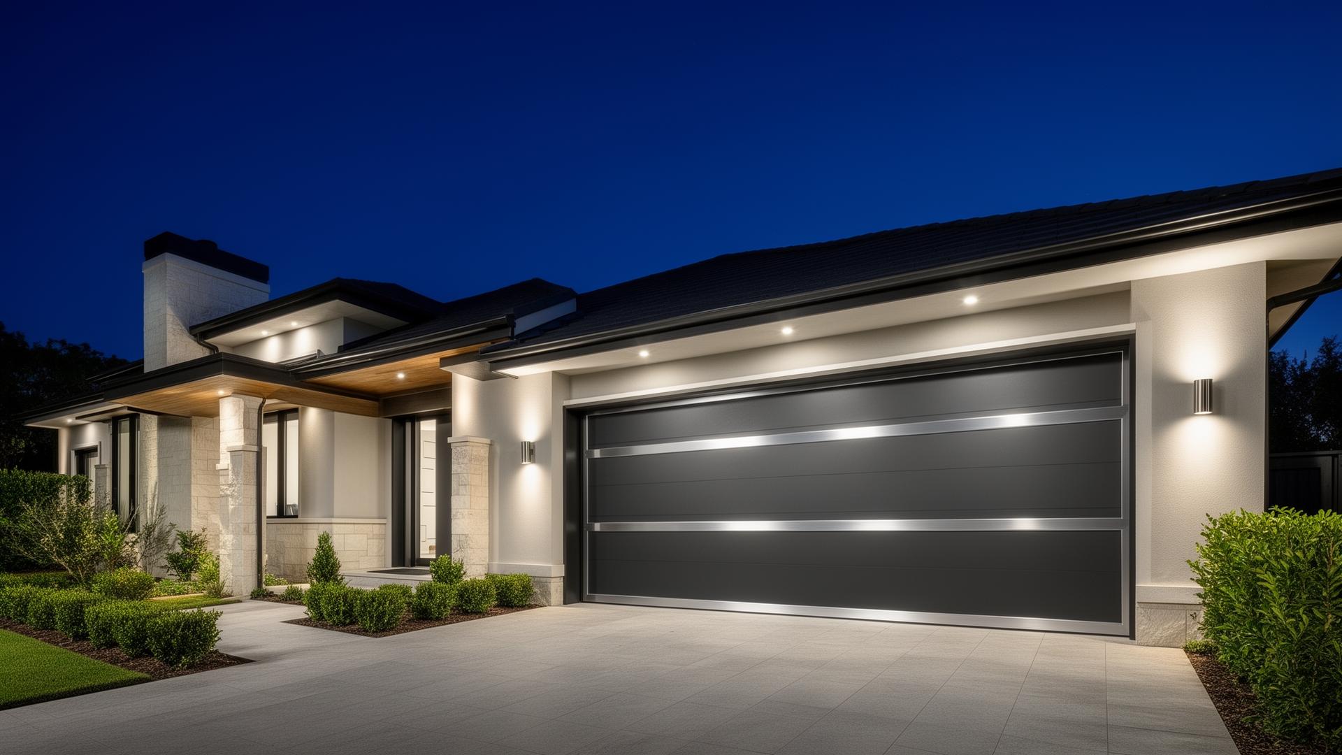 Modern garage door installation in Vashon, WA